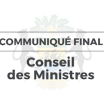 COMMUNIQUÉ FINAL DU CONSEIL DES MINISTRES DU 25 JUIN 2026